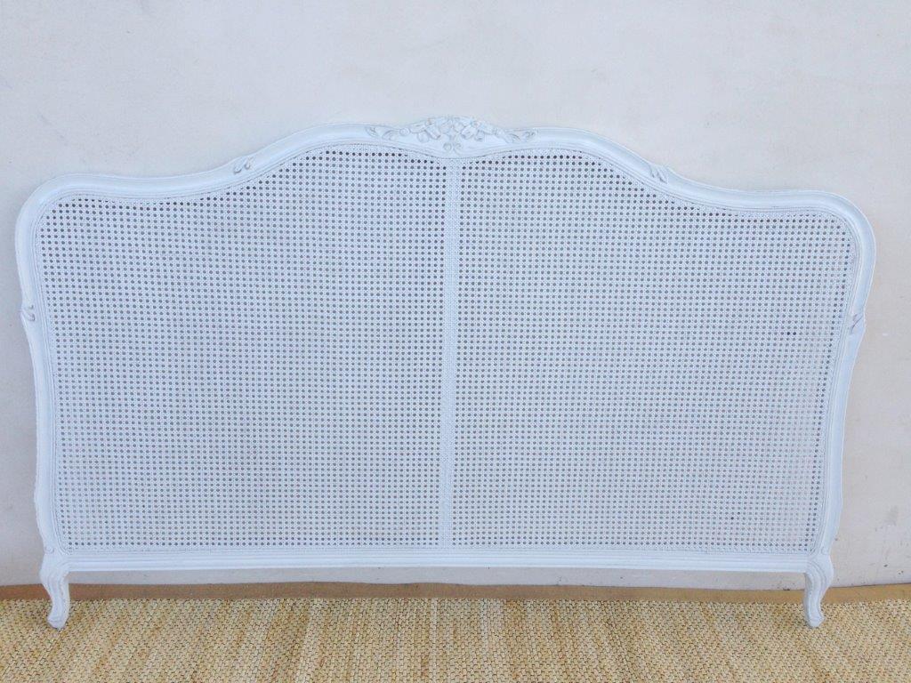 King Cane White Headboard